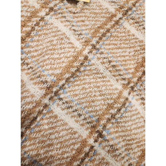 Boyne Valley Weavers Poncho Cape Shawl Wool Alpaca Ireland Fringe Hand Woven NWT - Picture 8 of 9